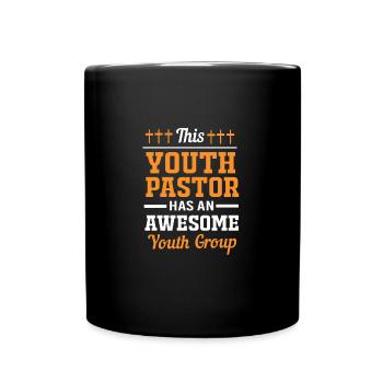 Youth pastor - Full Colour Mug - black - Front