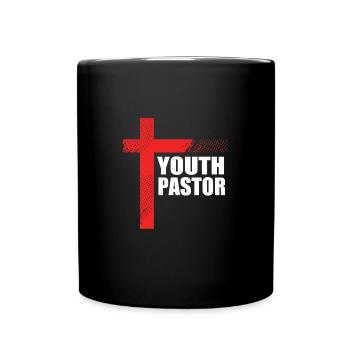 Youth pastor - Full Colour Mug - black - Front