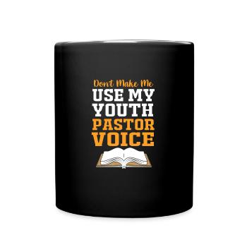 Youth pastor - Full Colour Mug - black - Front