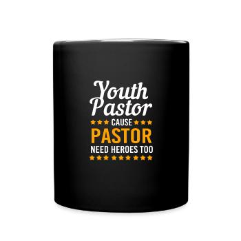Pasteur des jeunes - Mug uni - noir - Devant