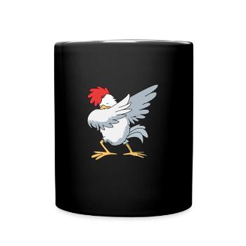 Chicken Poultry - Full Colour Mug - black - Front
