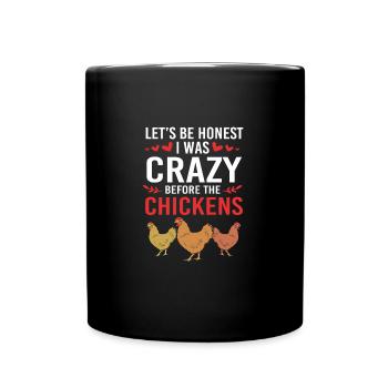 Poulet Volaille - Mug uni - noir - Devant