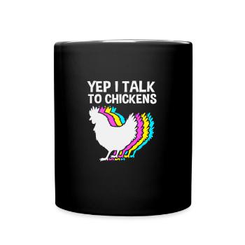 Poulet Volaille - Mug uni - noir - Devant