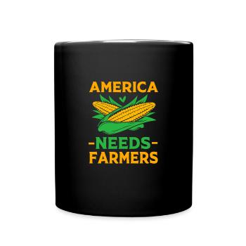 Agriculteur Fermier Femme d’agriculteur Ferme - Mug uni - noir - Devant
