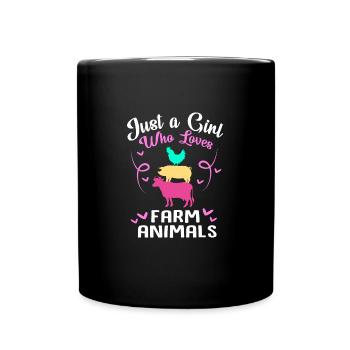 Agriculteur Fermier Femme d’agriculteur Ferme - Mug uni - noir - Devant