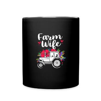 Agriculteur Fermier Femme d’agriculteur Ferme - Mug uni - noir - Devant