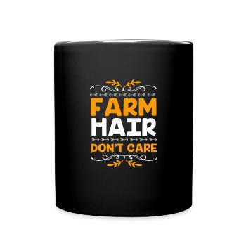 Agriculteur Fermier Femme d’agriculteur Ferme - Mug uni - noir - Devant