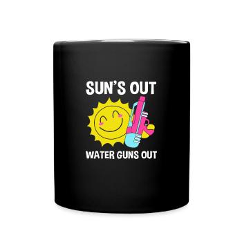 Water pistol - Full Colour Mug - black - Front