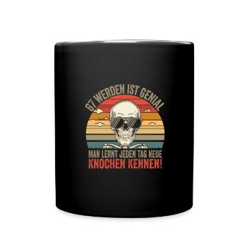 67e anniversaire - Mug uni - noir - Devant