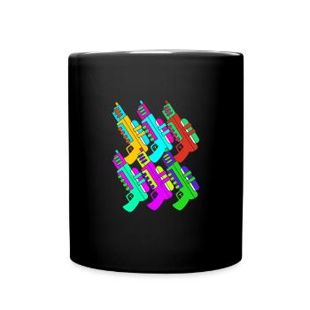 Water pistol - Full Colour Mug - black - Front