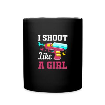 Water pistol - Full Colour Mug - black - Front