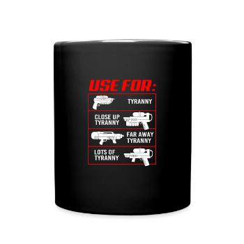 Water pistol - Full Colour Mug - black - Front