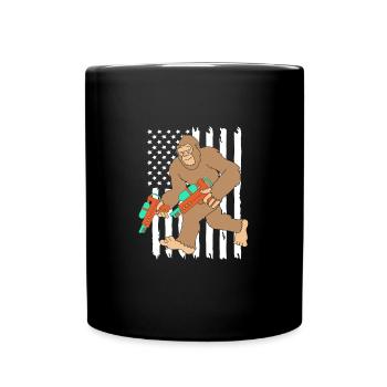 Water pistol - Full Colour Mug - black - Front