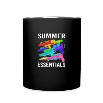 Water pistol - Full Colour Mug - black - Front