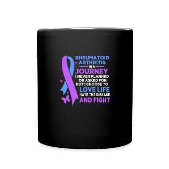 Rheumatism Arthritis - Full Colour Mug - black - Front