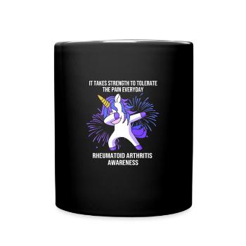 Rheuma Arthritis - Tasse einfarbig - Schwarz - Vorne