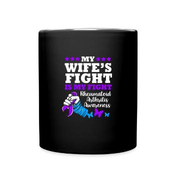 Rheuma Arthritis - Tasse einfarbig - Schwarz - Vorne