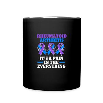 Rheumatism Arthritis - Full Colour Mug - black - Front