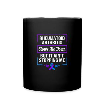 Rheumatism Arthritis - Full Colour Mug - black - Front