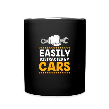 Automobiliste - Mug uni - noir - Devant