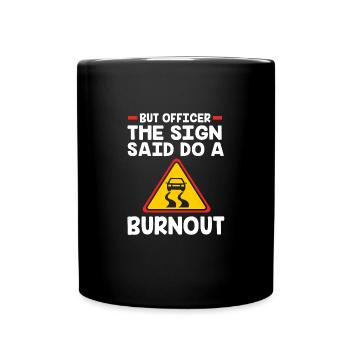 Automobiliste - Mug uni - noir - Devant