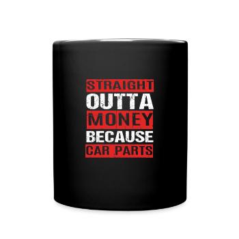Automobiliste - Mug uni - noir - Devant