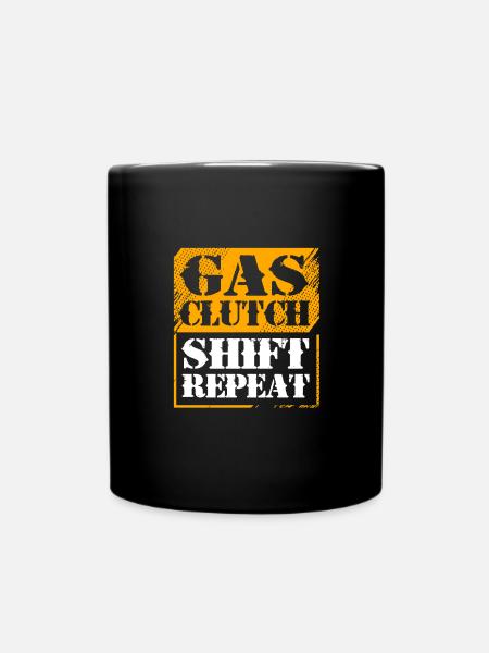 Autofahrer - Tasse einfarbig - Schwarz