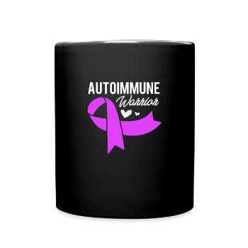 Autoimmunkrankheit - Tasse einfarbig - Schwarz - Vorne