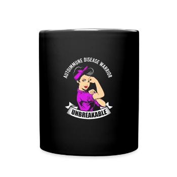 Autoimmunkrankheit - Tasse einfarbig - Schwarz - Vorne