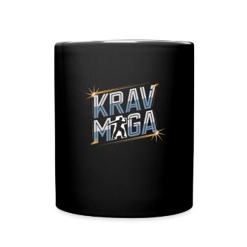 Krav Maga - Tasse einfarbig - Schwarz - Vorne