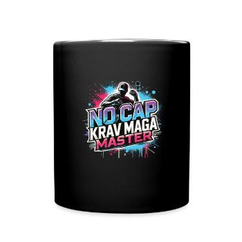 Krav Maga - Tasse einfarbig - Schwarz - Vorne