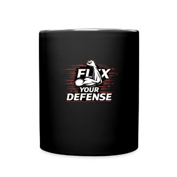 Krav Maga - Tasse einfarbig - Schwarz - Vorne