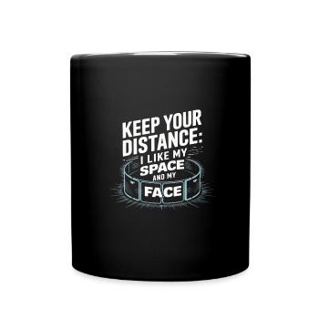 Krav Maga - Tasse einfarbig - Schwarz - Vorne