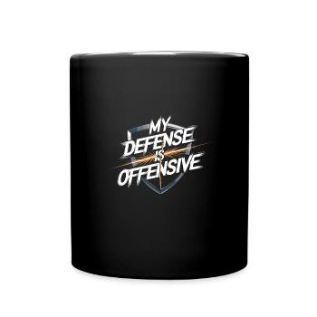 Krav Maga - Tasse einfarbig - Schwarz - Vorne