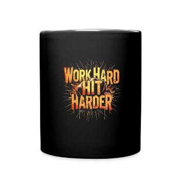 Krav Maga - Tasse einfarbig - Schwarz - Vorne