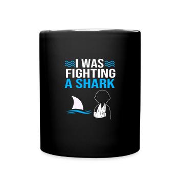 Broken Arm Bone Fracture - Full Colour Mug - black - Front