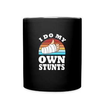 Broken Arm Bone Fracture - Full Colour Mug - black - Front