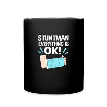 Broken Arm Bone Fracture - Full Colour Mug - black - Front