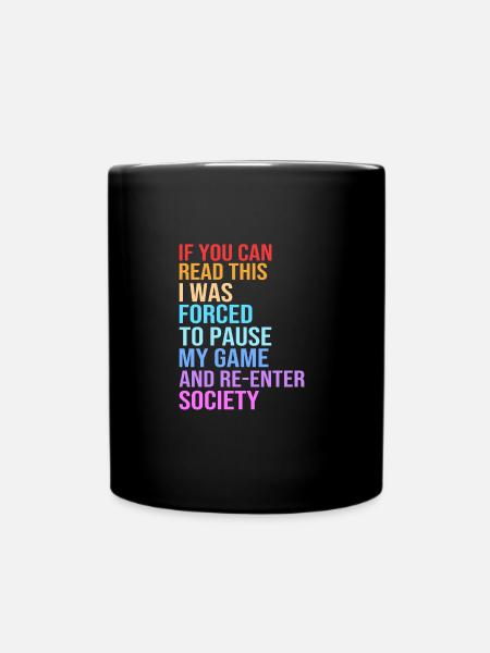 Gamer - Full Colour Mug - black