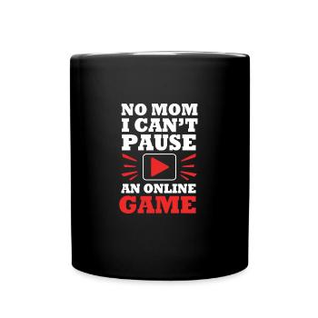 Joueur - Mug uni - noir - Devant