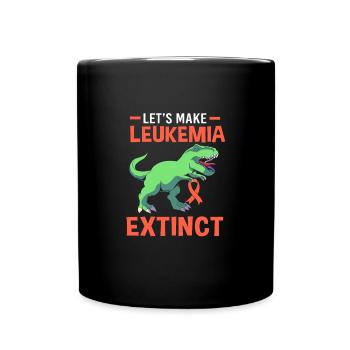 Leukämie Bewusstsein - Tasse einfarbig - Schwarz - Vorne