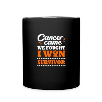 Sensibilisation à la leucémie - Mug uni - noir - Devant