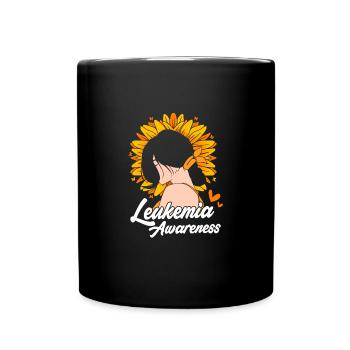 Sensibilisation à la leucémie - Mug uni - noir - Devant