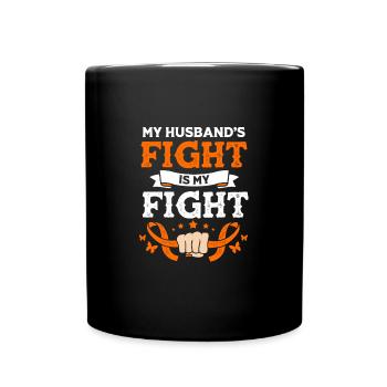 Sensibilisation à la leucémie - Mug uni - noir - Devant