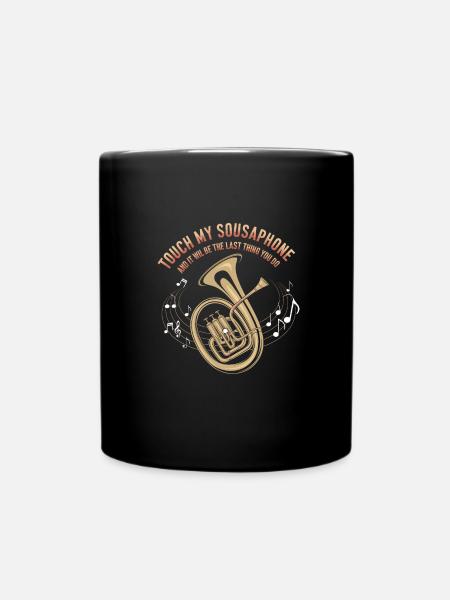 Sousaphone - Tasse einfarbig - Schwarz