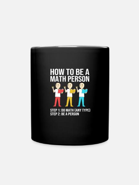 Mathematik - Tasse einfarbig - Schwarz
