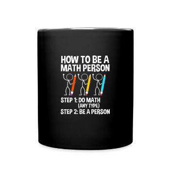 Mathematics - Full Colour Mug - black - Front
