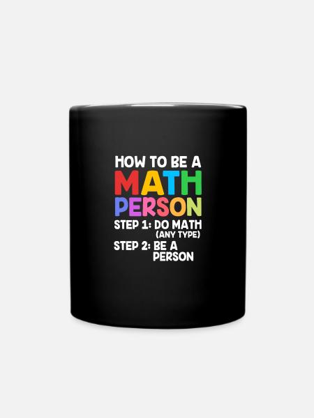 Mathematik - Tasse einfarbig - Schwarz