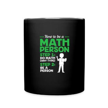 Mathematics - Full Colour Mug - black - Front