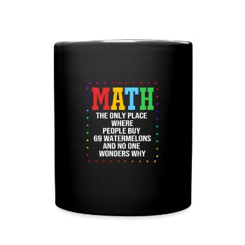 Mathematics - Full Colour Mug - black - Front